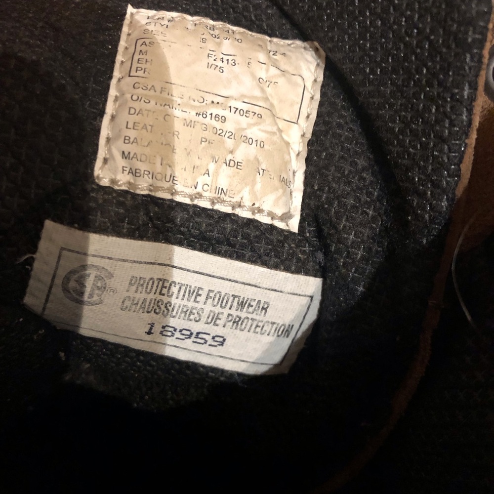 Steel Toe Work Boots - Picture 7 of 8